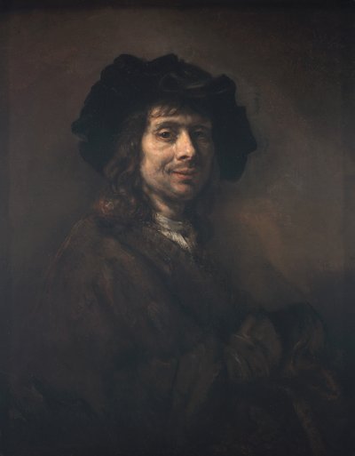 Retrato de un joven (tal vez un artista) 1661-62 (óleo sobre lienzo) de (studio of) Rembrandt Harmensz. van Rijn