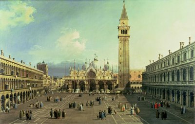 Piazza San Marco, Venecia, c.1730-35 de Giovanni Antonio Canal
