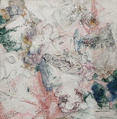 G. C. Riccardi, Composizione n.1, 1998, Gemischte Technik, 125x125, Arpino, Stiftung Umberto Mastroianni, Italia. de Gian Carlo Riccardi