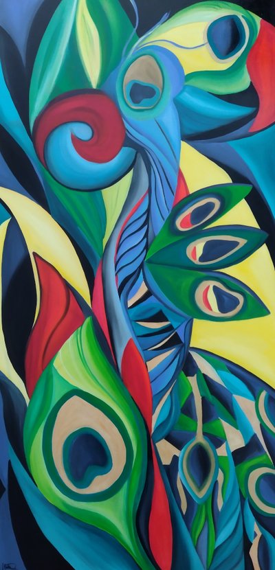 Ojo de pavo real de GilhausArt