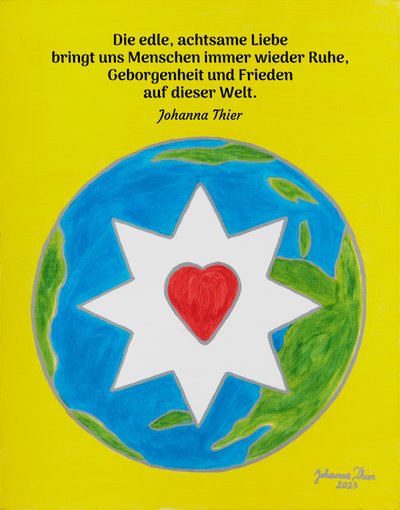 La estrella pacificadora del amor noble y consciente de Johanna Thier
