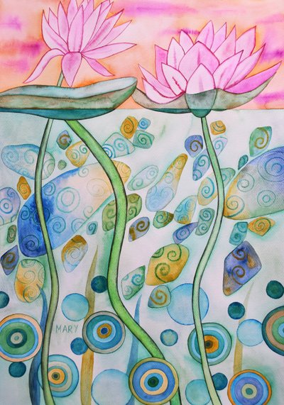 Nenúfares de Marys Watercolors
