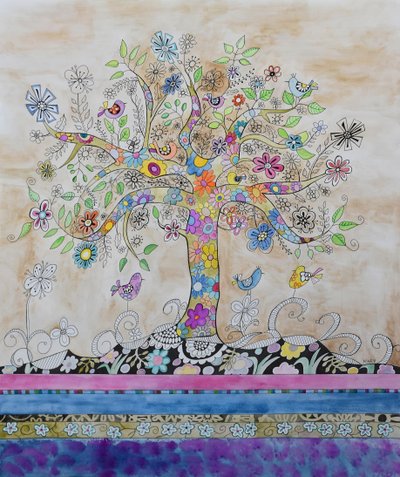 Árbol hippie de Marys Watercolors