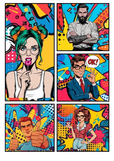 Cómic Popart "OK de Mario Witt