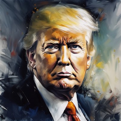 Donald trump pintura, impresiones de arte póster grande, pared Home Decor de F. Abderrahim