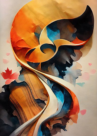 Violín, tambor, trompeta, piano Minimal Abstract Rough Oil PaintingViolin, tambor, trompeta, piano Minimal Abstract Rough Oil Painting de F. Abderrahim