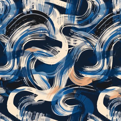 Pinceladas abstractas vibrantes, diseño de textura abstracta, impresiones artísticas en lienzo de F. Abderrahim