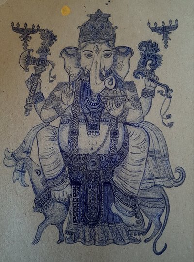 Ganesha monta a Vahana. de Andy Schweigard