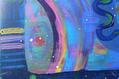 Detalle del Camino de la Conciencia de Emilie Csapo Ertl