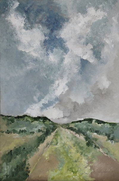 Carretera en verde de 