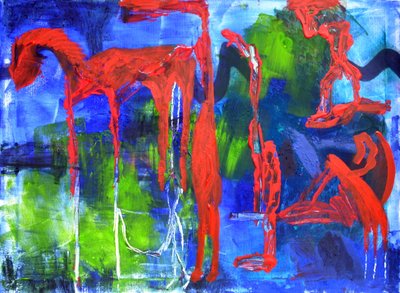 Los hombres venían con caballos. Nosotros no teníamos caballos. de Alexandra Gertrud Maria Marx