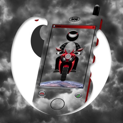 www (III) (weh, weh, weh) (de la serie: Skyphone) de Alexander Eibach