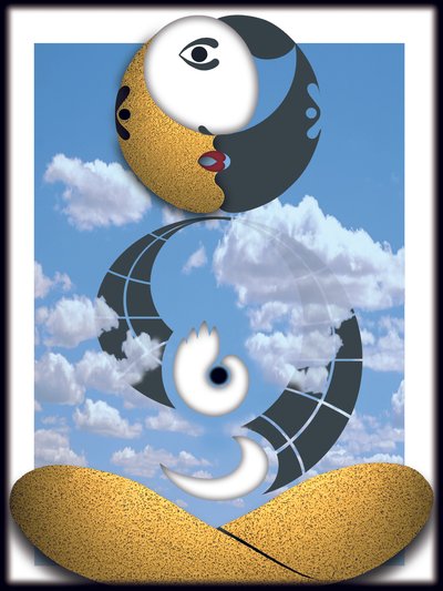 Vor-Bild (III) (aus der Serie Prinz Vogelfrei) de Alexander Eibach