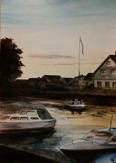 Karlskrona - Noche de verano de Jörg-Peter Rabe