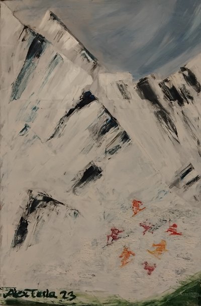 Sonríe al invierno y él te devolverá una sonrisa. de Alex Terla