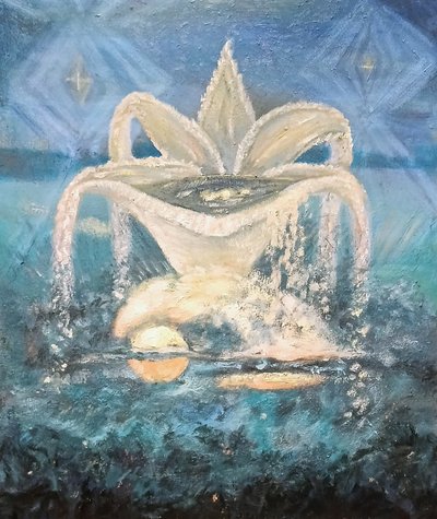 Noche sobre los árboles de Elzbieta Goszczycka