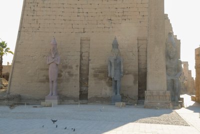 El templo de Luxor, arquitectura del Antiguo Egipto en Luxor de Albert Mansour