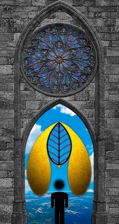 El nombre de la rosa (II) (de la serie Impresiones góticas) de Alexander Eibach