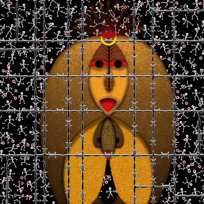Danza de la muerte (de la serie Animal Rationale) de Alexander Eibach
