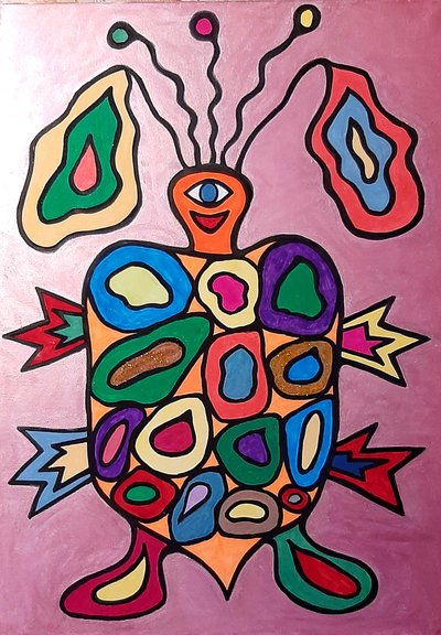 Sam la tortuga de Steffi_Seiler_Art