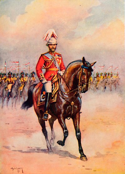 Su Majestad el Rey Jorge en India, 1913 de AC Lovett