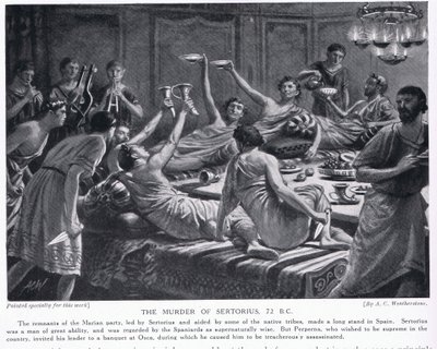 El asesinato de Sertorio 72 a.C. de A.C. Weatherstone