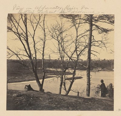 Vista del río Appomattox, Virginia. Butler