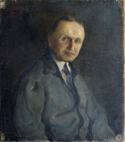 Retrato del pianista Konstantin Igumnov 1873-1948, 1930 de A.K. Elsner