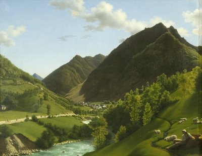 Un valle en los Pirineos de A.L.R.M. Duperraux