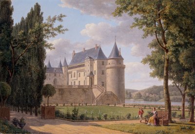 Vista del castillo de La Guerche de A.L.R.M. Duperraux