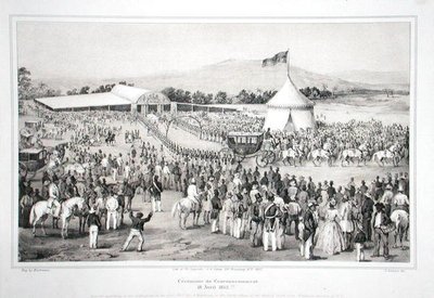 Coronación del General Faustin Soulouque (c.1785-1867) como Emperador de Haití de A. (after) Hartmann