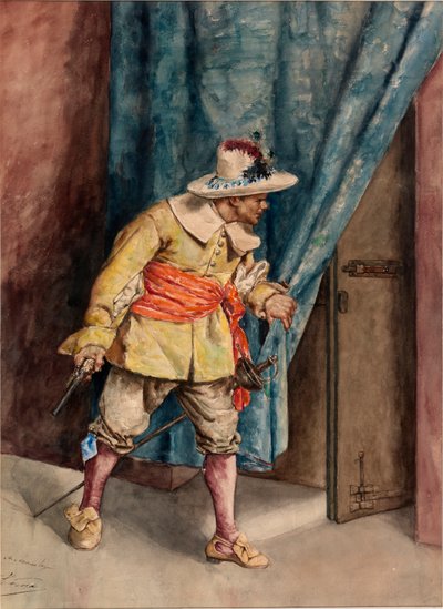Mosquetero de guardia, s.f. de A. Arrunategin