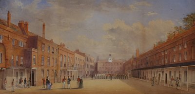 Viejos Cuarteles de Clarence, Portsmouth, Hampshire, 1847 de A. C. Snape