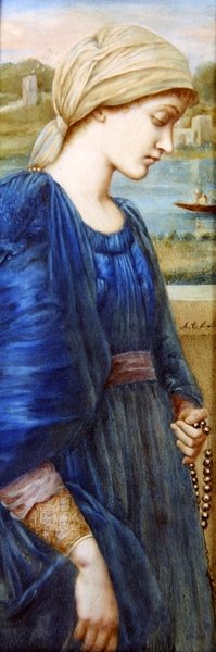 Flamma Vestalis después de Sir E. C. Burne-Jones, c.1890 de A. Corsi Lalli