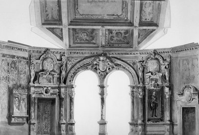 Diseño de escenografía para Ruy Blas (1838) por Victor Hugo (1802-85), reestreno en la Comédie Française en 1879 de A. Devred