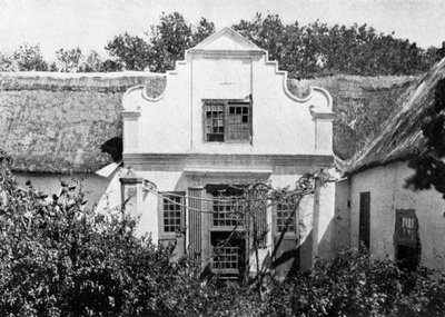 Casa escolar de Parel Vallei, Sudáfrica, 1931 de A. Elliot