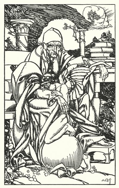 Ilustración para In Memoriam de Tennyson (grabado) de A. Garth Jones