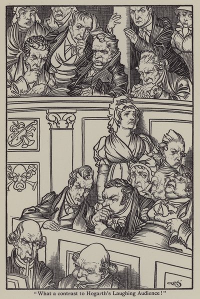 Ilustración para Los Ensayos de Elia de Charles Lamb de A. Garth Jones