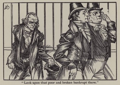 Ilustración para Los Ensayos de Elia de Charles Lamb de A. Garth Jones