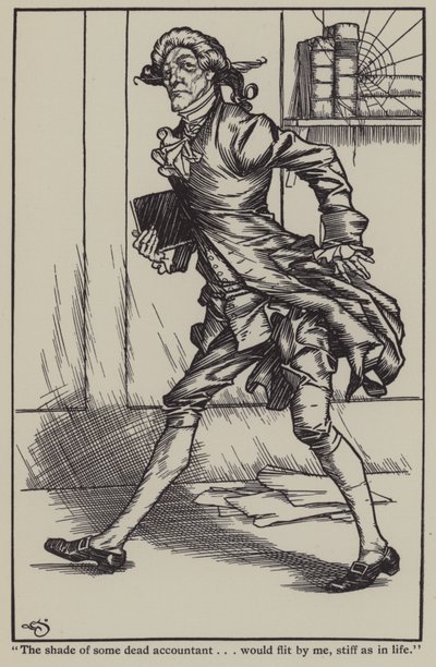 Ilustración para The Essays of Elia de Charles Lamb de A. Garth Jones