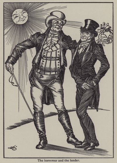Ilustración para The Essays of Elia de Charles Lamb de A. Garth Jones