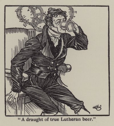 Ilustración para The Essays of Elia de Charles Lamb de A. Garth Jones