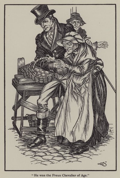 Ilustración para The Essays of Elia de Charles Lamb de A. Garth Jones