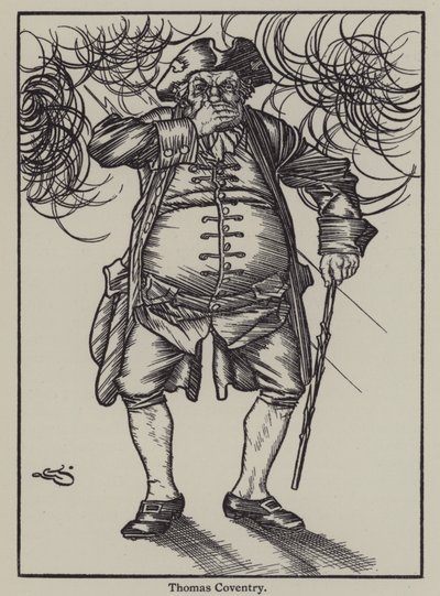 Ilustración para Los Ensayos de Elia de Charles Lamb de A. Garth Jones