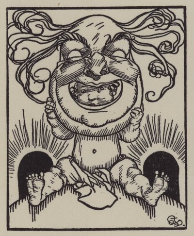 Ilustración para Los Ensayos de Elia de Charles Lamb de A. Garth Jones