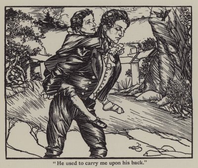 Ilustración para Los Ensayos de Elia de Charles Lamb (litografía) de A. Garth Jones
