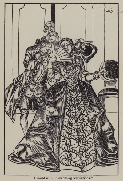Ilustración para Los Ensayos de Elia de Charles Lamb (litografía) de A. Garth Jones