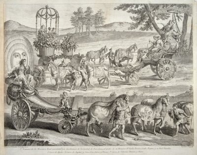 El carro de Apolo, 1764 de A. J. De Fehrt