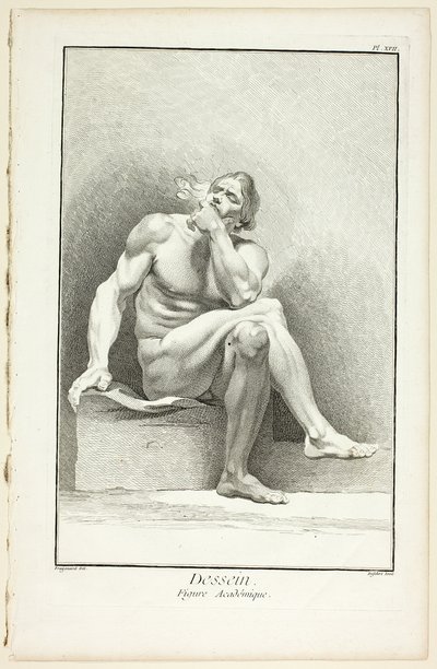 Diseño: Figura académica, de Encyclopédie de A. J. Defehrt