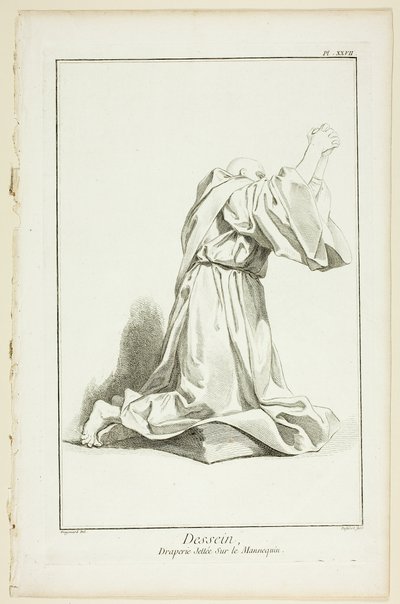 Diseño: Drapery Arranged On a Model, de Encyclopédie de A. J. Defehrt